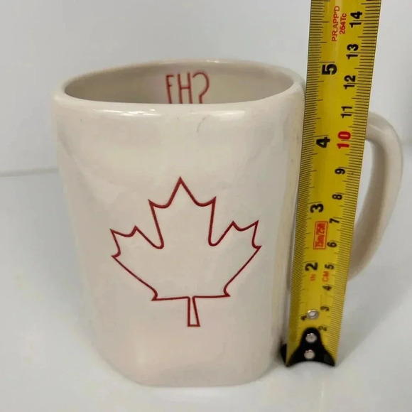 Rae Dunn Maple Leaf “EH” coffee mug,  Canadiana Collectible Holiday Gift NEW - Picture 6 of 8